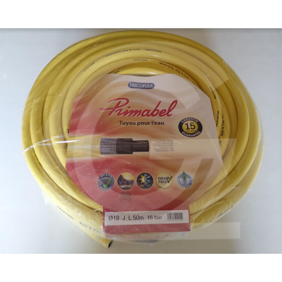 Tricoflex Primabel water hose | PVC | yellow | 25 x 31 mm